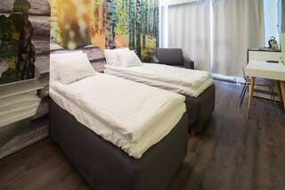 Отель Hotelli Uninen Loviisa Ловийса Двухместный номер с 1 кроватью или 2 отдельными кроватями и диваном-кроватью-8